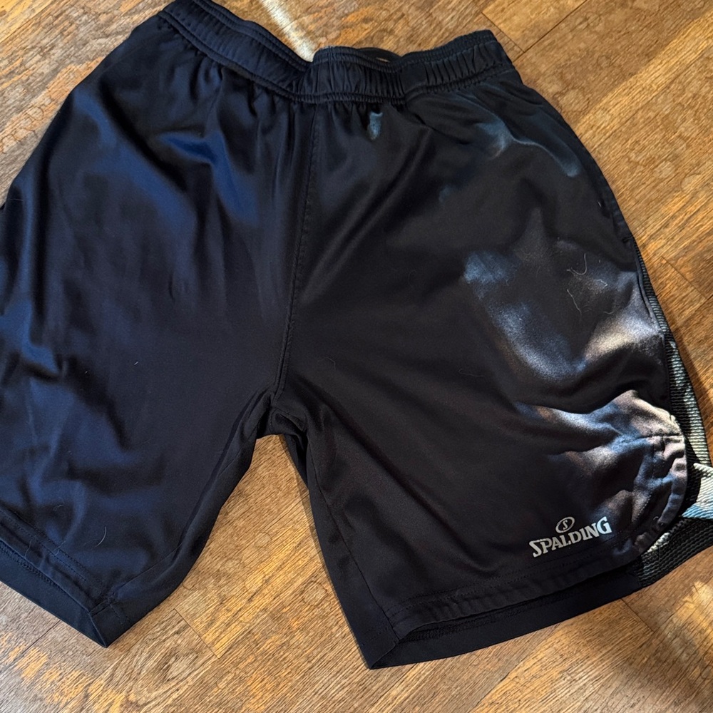 Spalding Men's Black Performance Shorts